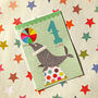 Mini Seal 1st Birthday Card, thumbnail 4 of 4