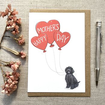Personalised Cockapoo Happy Mother's Day Card, 3 of 6