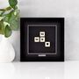 Mr And Mr Scrabble Gift Frame Wedding Gift, thumbnail 3 of 6