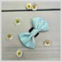 Floral Daisy And Polka Dot Dog Bow Tie, thumbnail 1 of 5