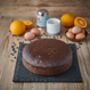 Ready To Decorate Round Chocolate Orange Cake, thumbnail 5 of 7