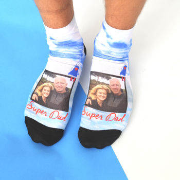 Superdad Personalised Photo Socks, 3 of 4