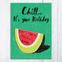 Melon Birthday Card, thumbnail 2 of 2