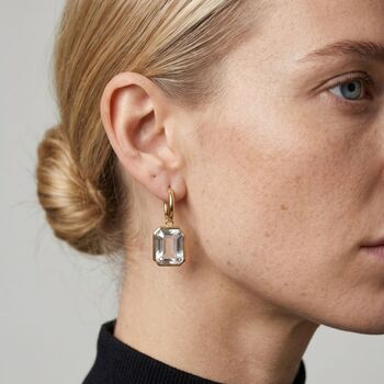 Shikaku Grey Stone Earrings, 2 of 5