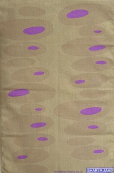 Pebbles Tea Towel Straw / Fuchsia, 3 of 3