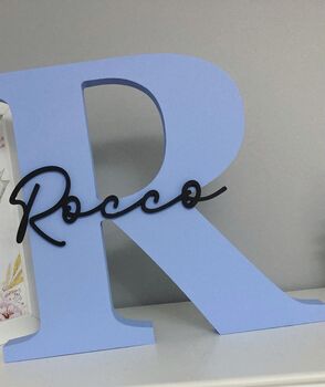 Freestanding Letters Nursery Letters , Wooden Letters, 2 of 8