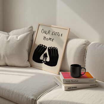 Our Little Home Hallway Wall Art Print, 5 of 9