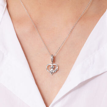 Dachshund Sterling Silver Necklace Personalised Dog Gift, 2 of 7