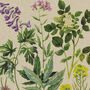 Botanical Pressed Flowers Unbleached Paper Napkins, thumbnail 1 of 2