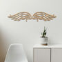 Heavenly Wings Wooden Wall Art Angelic Feathered Decor, thumbnail 6 of 8
