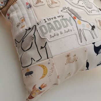 My 1st Year, Memory Pillow Keepsake, Double Sided Baby Clothes Cushion, 11 of 12