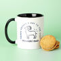 Happy Father's Day To The Goat Mug, thumbnail 2 of 6