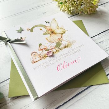 Handmade Fairy Birthday Card With Any Age, 5 of 6