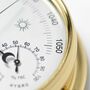 Solid Brass Barometer Hygrometer Thermometer, thumbnail 2 of 10