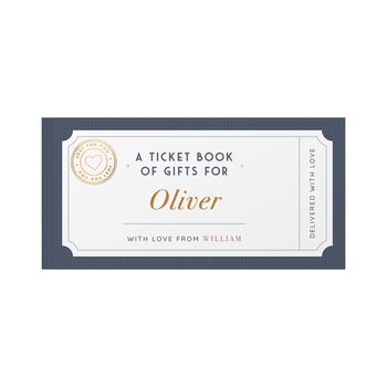Personalised Book Of Gift Tickets, 5 of 9