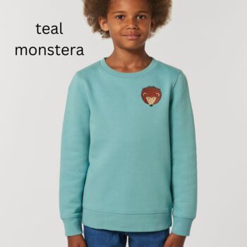 Childrens Organic Cotton Hedgehog Sweatshirt, 7 of 12