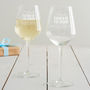 Personalised Father Of The Groom Wedding Glass, thumbnail 6 of 10