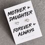 Mother + Daughter Sterling Silver Heart Knot Earrings, thumbnail 1 of 10