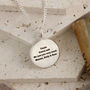 Globe St Christopher Personalised Travel Necklace, thumbnail 8 of 12