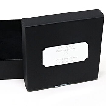 Personalised Silver Pocket Watch Christening/Baptism, 2 of 4