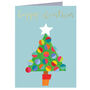 Christmas Tree Mini Greetings Card, thumbnail 2 of 3