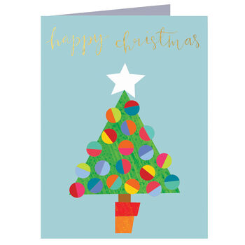 Christmas Tree Mini Greetings Card, 2 of 3