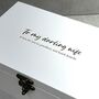 Personalised White Wooden Jewellery Box, thumbnail 4 of 6