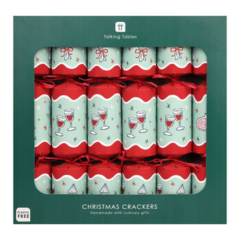 Bon Noel Green And Red Christmas Crackers, 4 of 5
