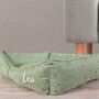 Personalised Mint Star Pet Bed, thumbnail 5 of 7