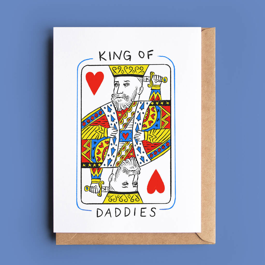 Playing Card King Of Dads, Daddies Or Grandads Card, 1 of 4