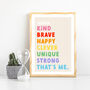 Personalised Kids Positive Affirmation Print, thumbnail 3 of 7
