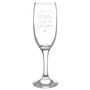 Personalised Mother Of The Groom Champagne Flute Glass, thumbnail 4 of 4