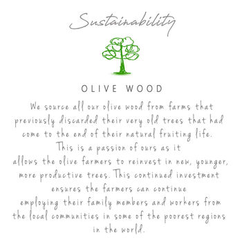 Olive Wood Heart Cheese Board, 3 of 4