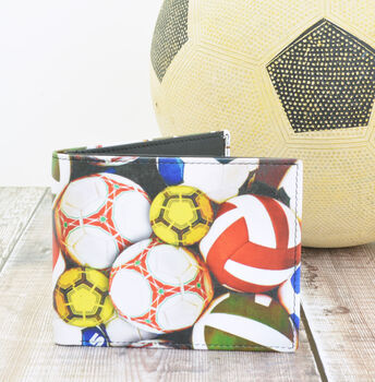 Multi Football Leather Wallet, 5 of 5