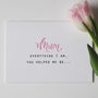 Everything I Am Mother's Day Card, thumbnail 3 of 5