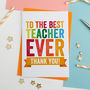 Thank You Teacher Card, thumbnail 1 of 3