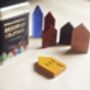 Cosy Cabins – Natural Beeswax Crayon Set In A Tin, thumbnail 1 of 4