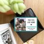 Personalised Metal Photo Wallet Card For Couples, thumbnail 2 of 4