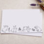 C6 Decorated Envelopes With Bunny Floral Design, thumbnail 1 of 2