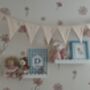 Personalised Blue Gingham Art Print, thumbnail 5 of 6