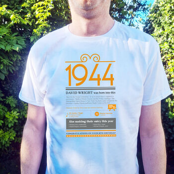 80th Birthday Gift T Shirt Of The Year 1944, 5 of 11
