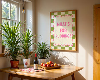 What's For Pudding Kitchen Art Print, 4 of 6