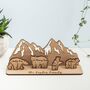 ‘Family Of Bears’ Personalised Wooden 3D Decoration, thumbnail 1 of 6