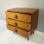 1960’s Mid Century Modern Petite Chest Of Drawers, thumbnail 6 of 9