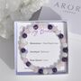 Happy Birthday Crystal Gemstone Bracelet Gift For Her, thumbnail 5 of 7