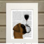 Boxer Print, Dog Au Vin Book Print, Framed Or Unframed, thumbnail 2 of 8