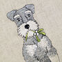 Embroidered Dog Christmas Stocking, thumbnail 6 of 8