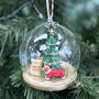 Personalised Santa Paws Christmas Bauble, thumbnail 2 of 5