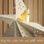 Large Neutral Paper Star Lantern, thumbnail 10 of 10