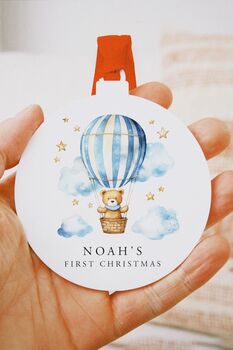 Personalised First Christmas Tree Decoration, 6 of 8